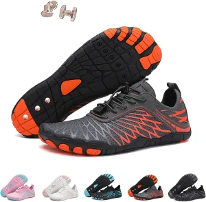 Grounding Shoes with Copper, Women Men Waterproof Trail Running Healthy & Non-Slip Barefoot Shoes, Slip-On Hike Footwear Minimalist Athletic