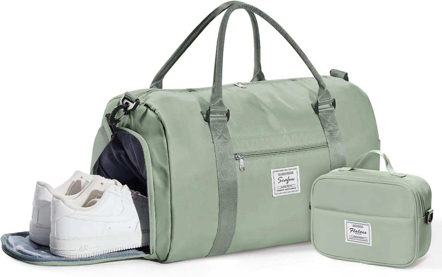 Gym Bags Womens Mens with Shoes Compartment and Wet Pocket,Travel Duffel Bags for Women for Plane,Sport Gym Tote Bags with Toiletry Bags Waterproof Weekend Overnight Bag Carry on Bag Hospital Holdalls