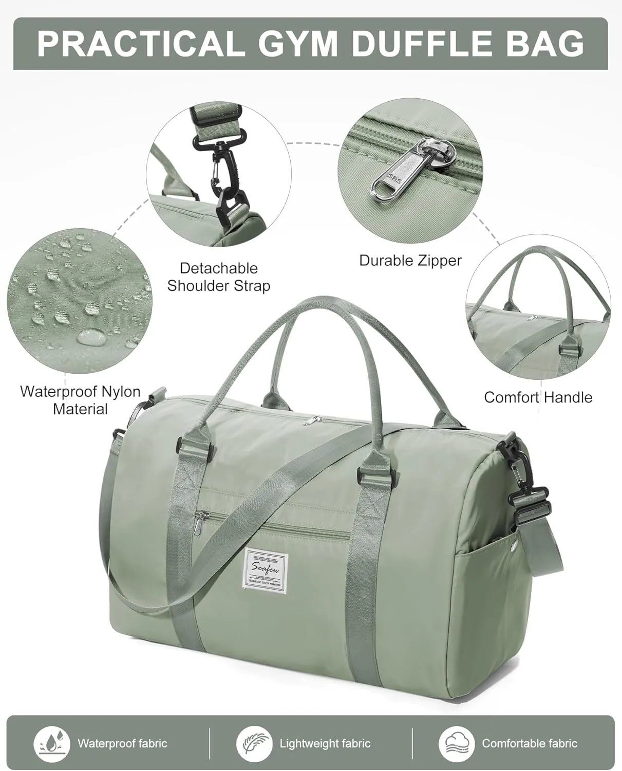 Gym Bags Womens Mens with Shoes Compartment and Wet Pocket,Travel Duffel Bags for Women for Plane,Sport Gym Tote Bags with Toiletry Bags Waterproof Weekend Overnight Bag Carry on Bag Hospital Holdalls