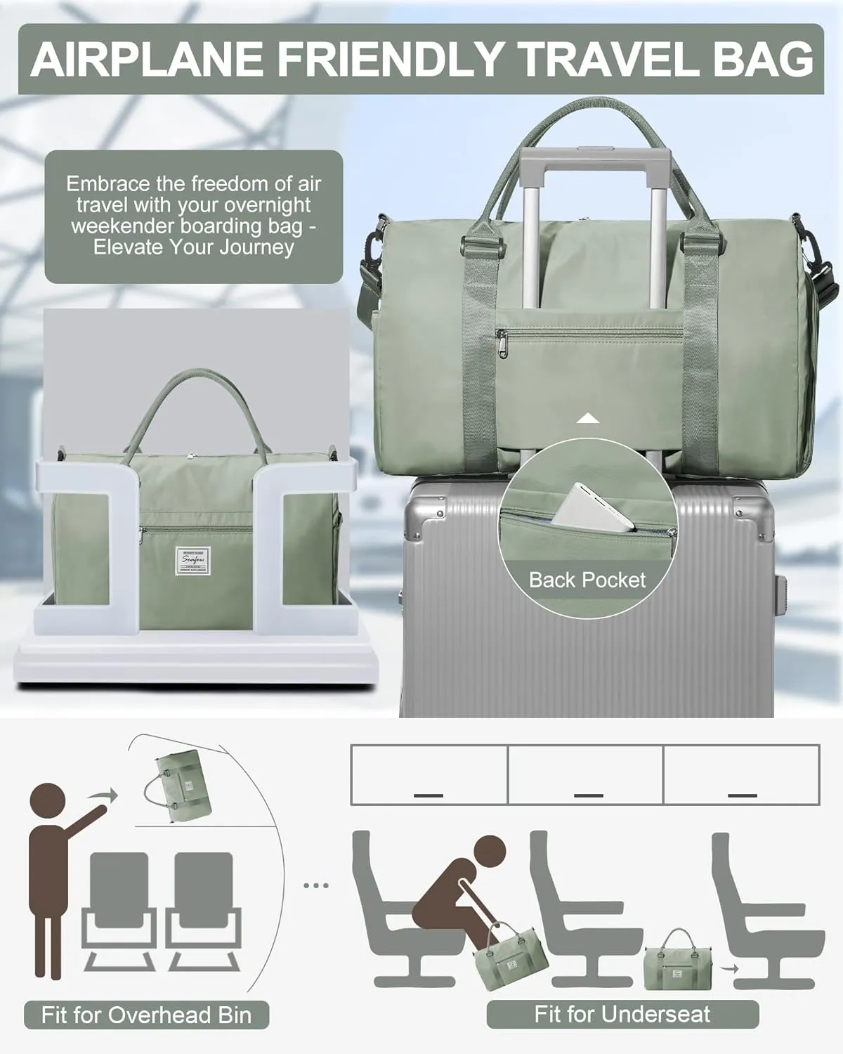 Gym Bags Womens Mens with Shoes Compartment and Wet Pocket,Travel Duffel Bags for Women for Plane,Sport Gym Tote Bags with Toiletry Bags Waterproof Weekend Overnight Bag Carry on Bag Hospital Holdalls