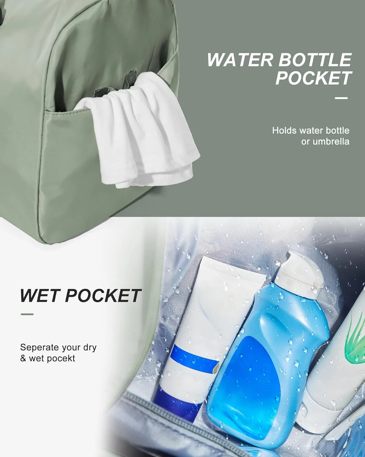 Gym Bags Womens Mens with Shoes Compartment and Wet Pocket,Travel Duffel Bags for Women for Plane,Sport Gym Tote Bags with Toiletry Bags Waterproof Weekend Overnight Bag Carry on Bag Hospital Holdalls