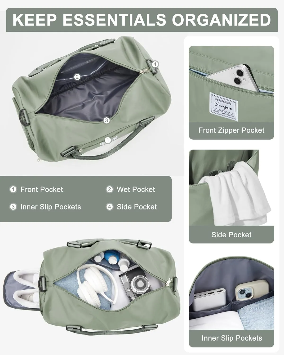Gym Bags Womens Mens with Shoes Compartment and Wet Pocket,Travel Duffel Bags for Women for Plane,Sport Gym Tote Bags with Toiletry Bags Waterproof Weekend Overnight Bag Carry on Bag Hospital Holdalls