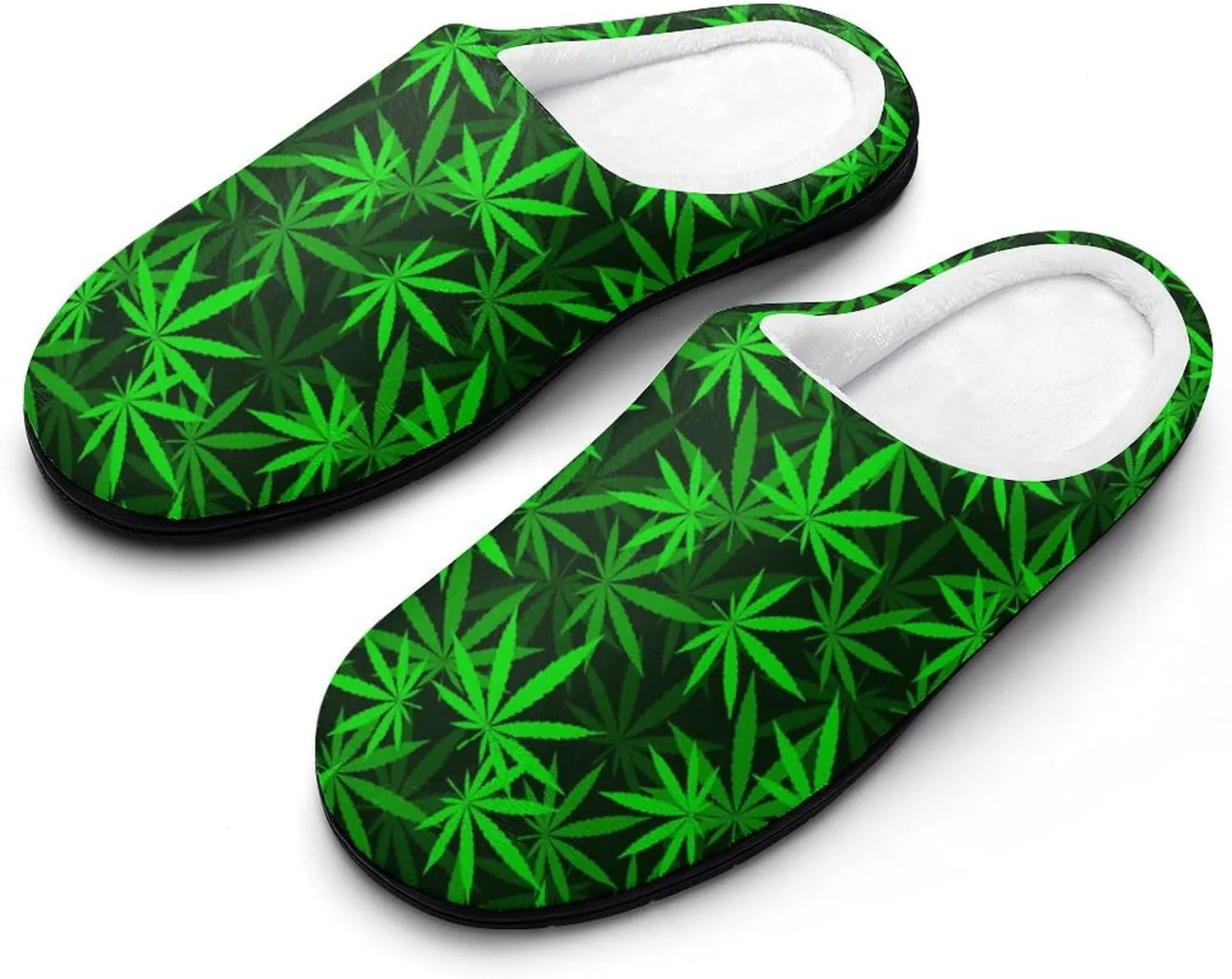 Halloween Checkered Clog Slippers For Womens Ladies Non-Slip Home Slippers Cotton Slipper Slip-On Shoes Indoor Outdoor
