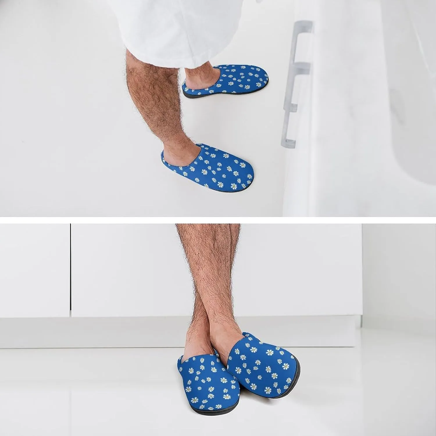 Halloween House Slippers For Woman Men Bedroom Slippers Indoor Outdoor Slip-On Shoes Non-Slip Sole Funny Fall Slippers