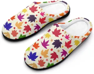 Halloween Party Green House Slippers For Woman Ladies Funny Memory Foam Bedroom Slippers Indoor Outdoor Slip-On Shoes