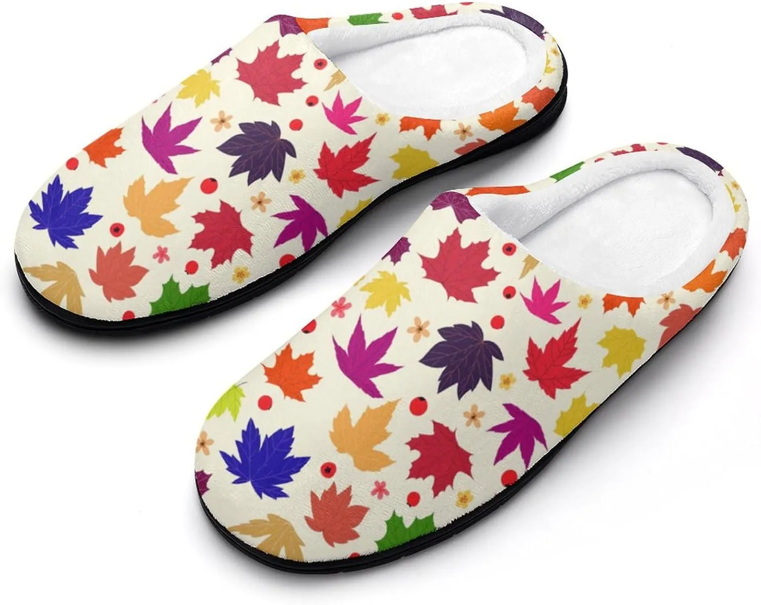 Halloween Party Green House Slippers For Woman Ladies Funny Memory Foam Bedroom Slippers Indoor Outdoor Slip-On Shoes
