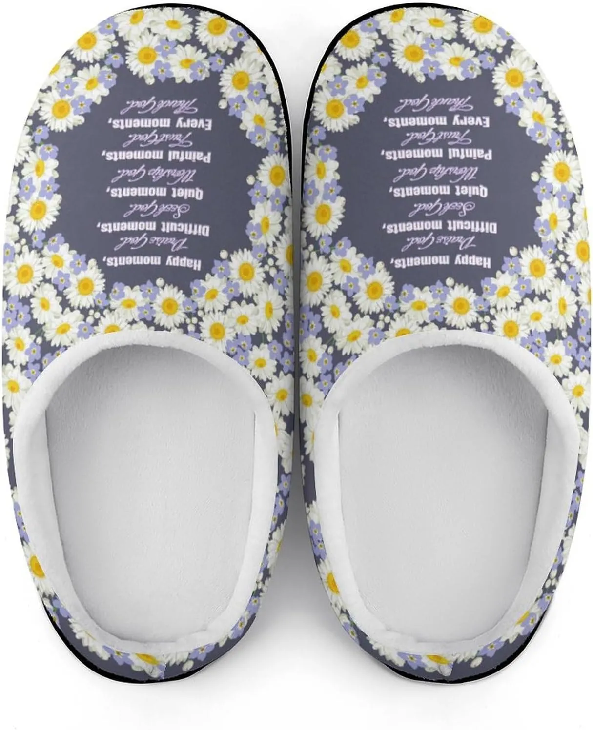 Halloween Party Green House Slippers For Woman Mens Funny Memory Foam Bedroom Slippers Indoor Outdoor Slip-On Shoes