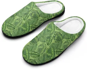 Halloween Slippers For Women Men Warm Cotton House Slippers Hard Sole Comfy Clog Slippers Slip-On Shoes Indoor Outdoor