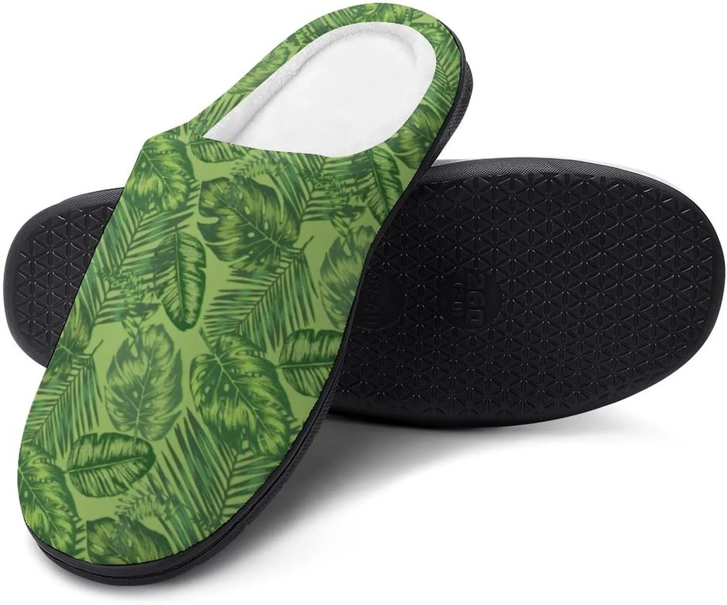 Halloween Slippers For Women Men Warm Cotton House Slippers Hard Sole Comfy Clog Slippers Slip-On Shoes Indoor Outdoor