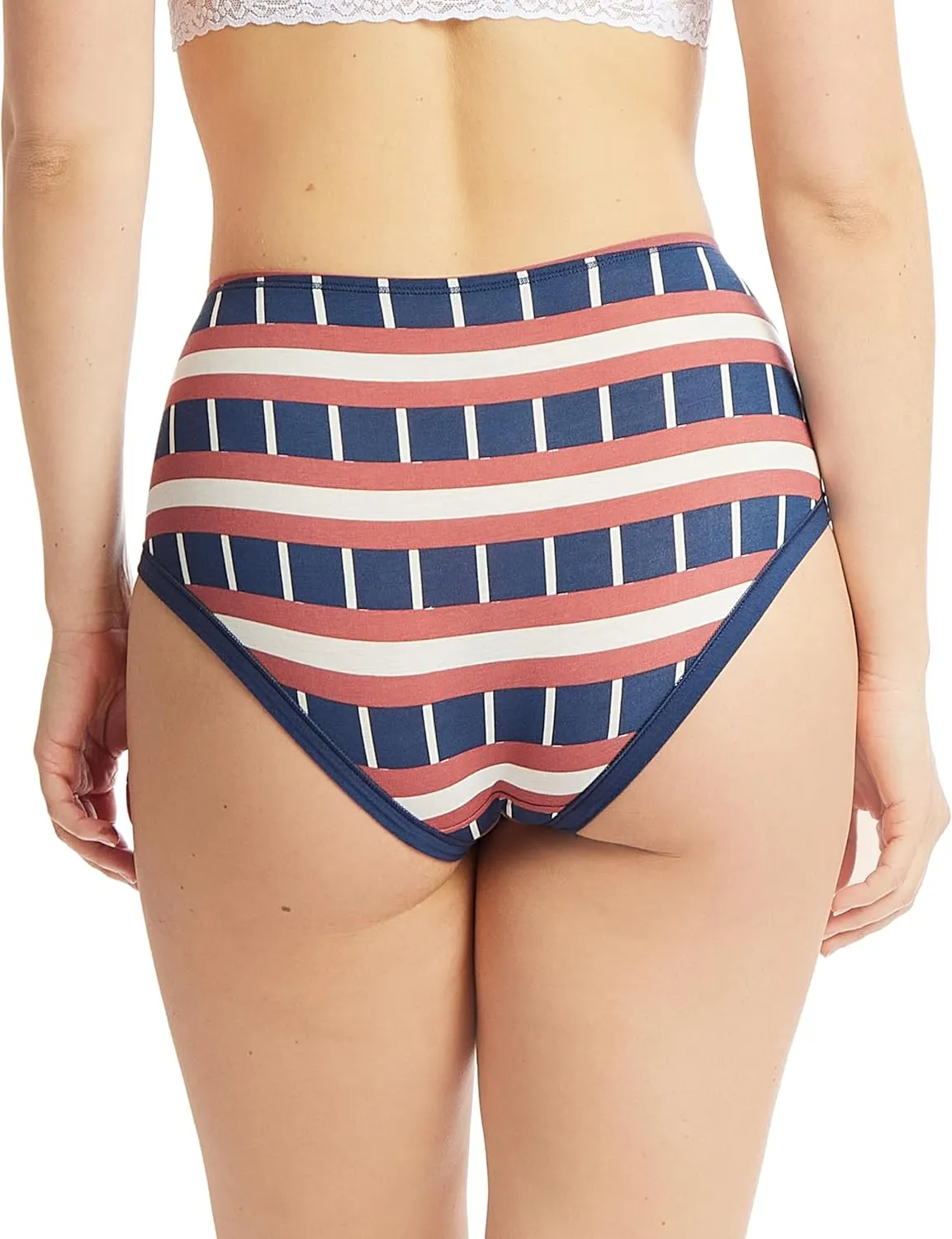 hanky panky - PlayStretch Natural Rise Boyshorts | Cotton Underwear for Women, Every day Panties | Sizes XS-XL | 3 pack