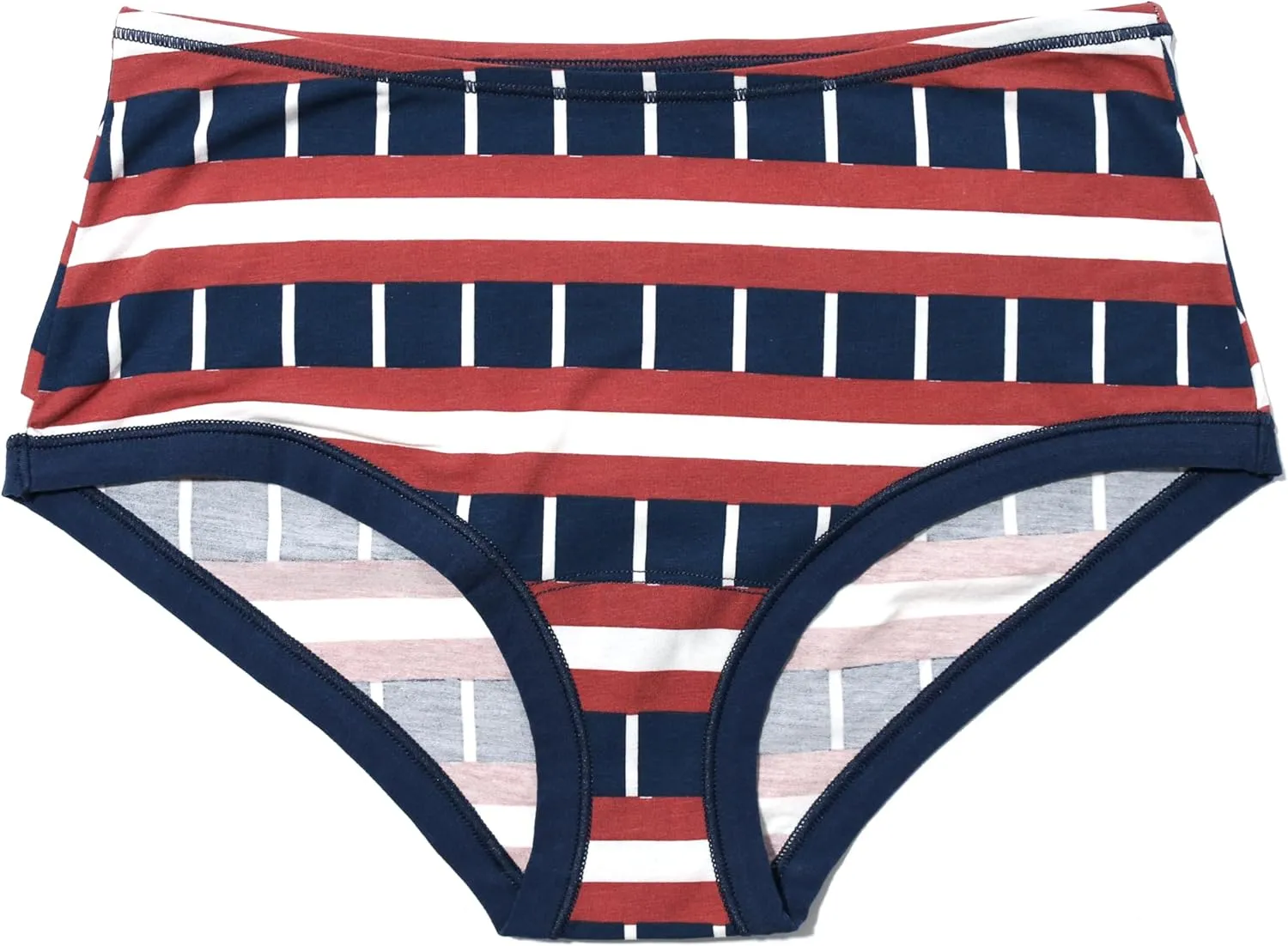 hanky panky - PlayStretch Natural Rise Boyshorts | Cotton Underwear for Women, Every day Panties | Sizes XS-XL | 3 pack