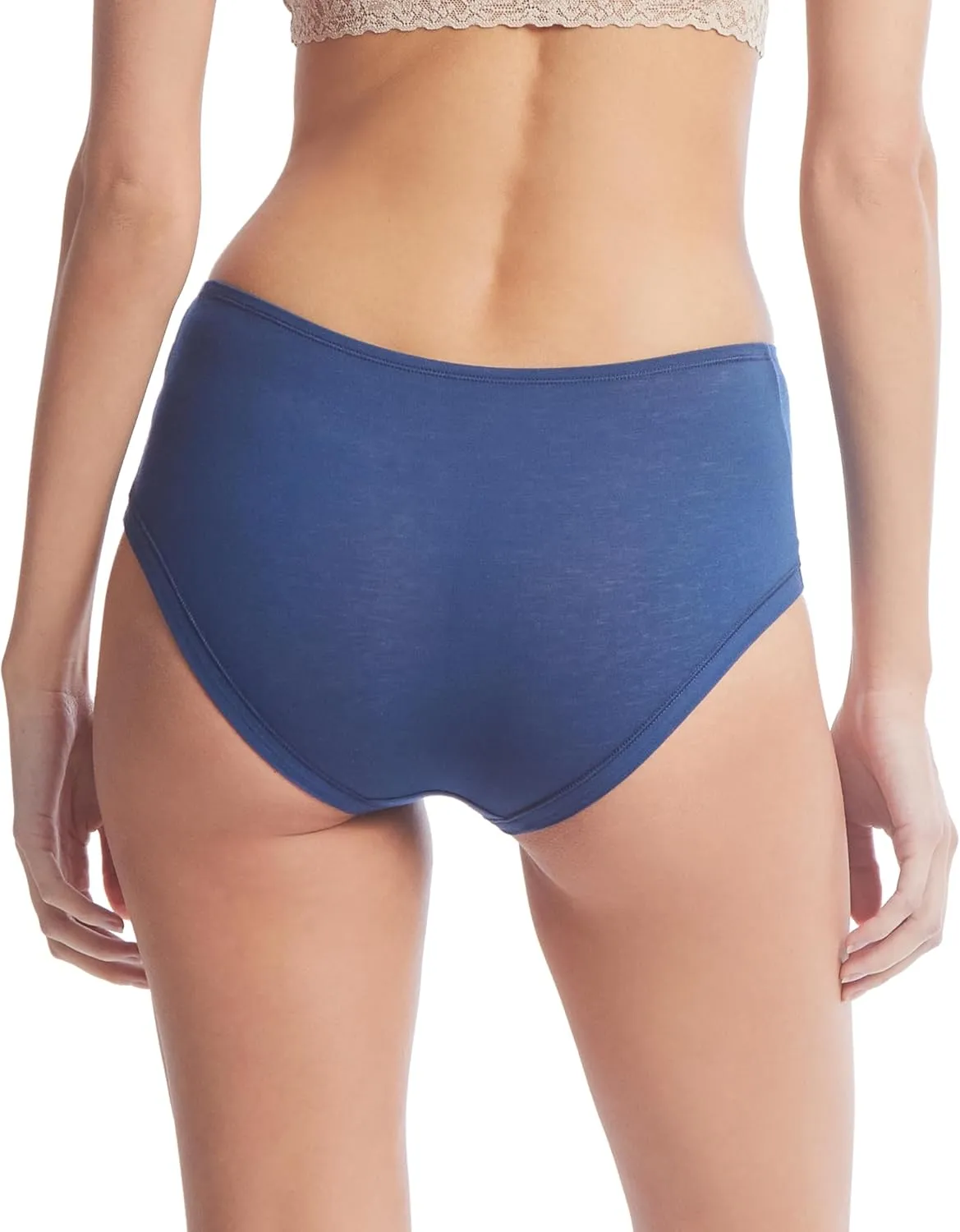 hanky panky - PlayStretch Natural Rise Boyshorts | Cotton Underwear for Women, Every day Panties | Sizes XS-XL | 3 pack