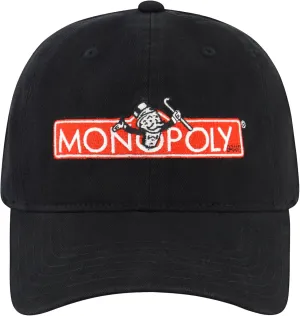 Hasbro Monopoly Baseball Cap, Adult Snapback Hat with Flat Brim, Olive Green