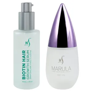 HerStyler Biotin Hair Serum and Marula Oil Hair Serum