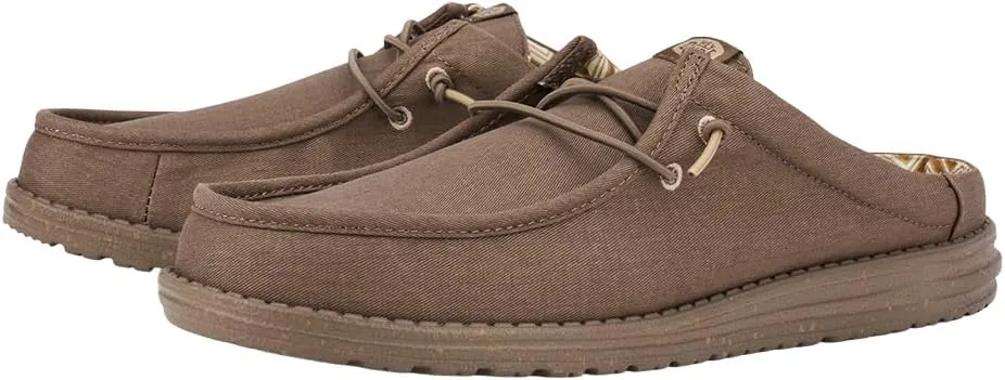 Hey Dude Men's Wally Slip Stretch Canvas | Men's Shoes | Men Slip-on Loafers | Comfortable & Light-Weight