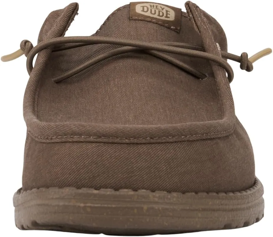 Hey Dude Men's Wally Slip Stretch Canvas | Men's Shoes | Men Slip-on Loafers | Comfortable & Light-Weight