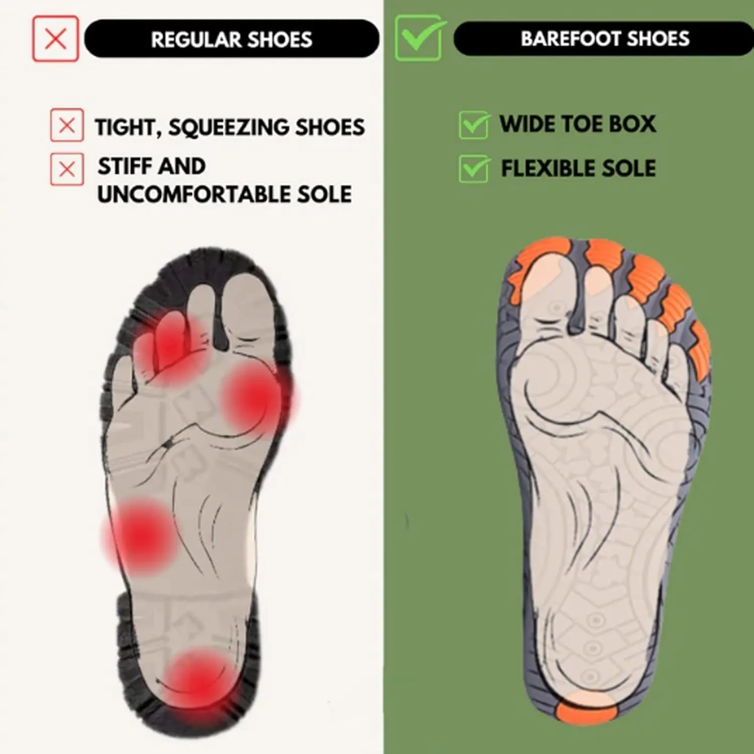 Hike Barefoot Shoes Womens Mens, Pro Healthy Non-Slip Quick Dry Shoe Slip-On Minimalist Athletic Unisex