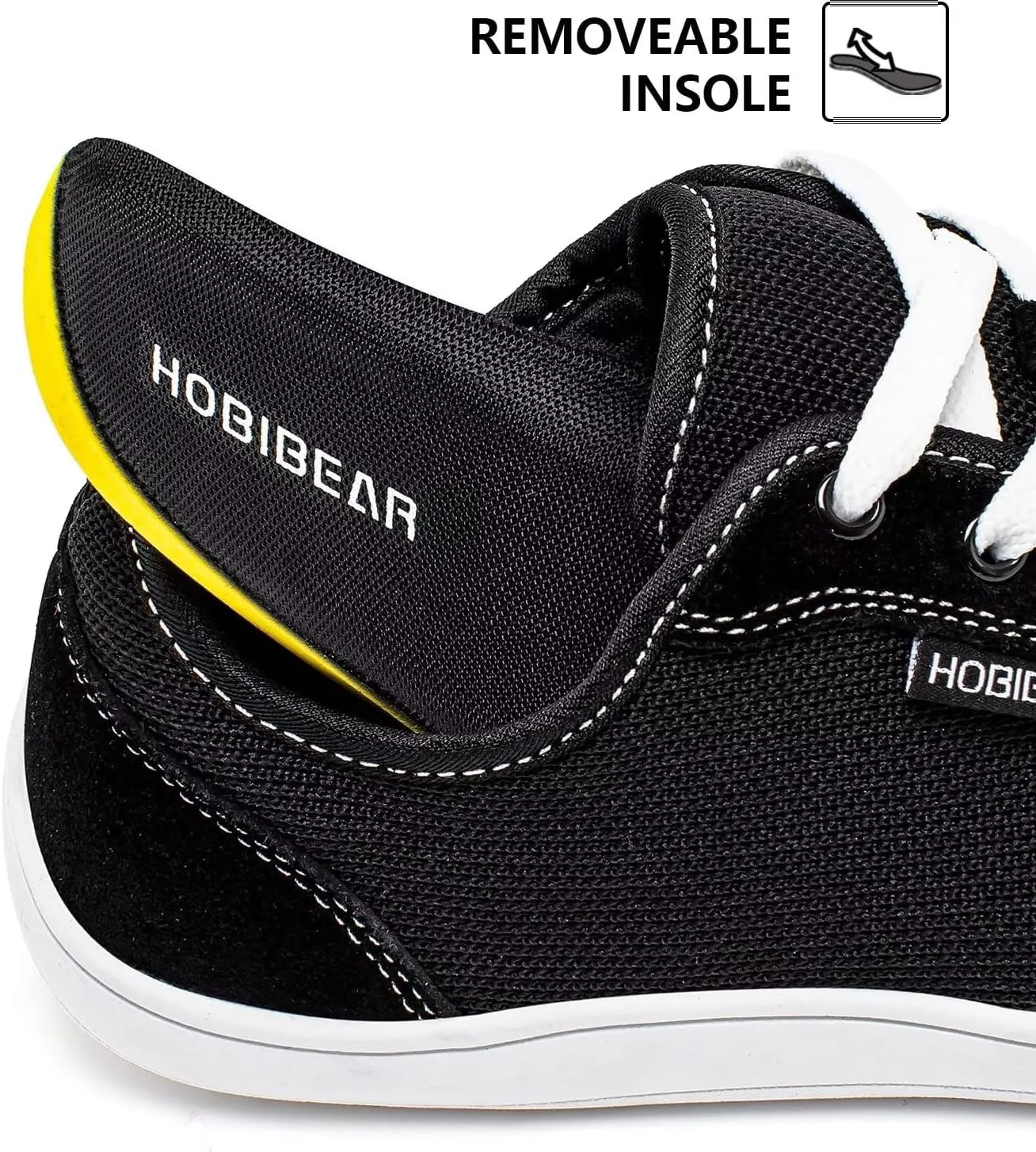 HOBIBEAR Barefoot Minimalist Shoes Womens Mens | Zero Drop | Wide Width Fashion Sneaker