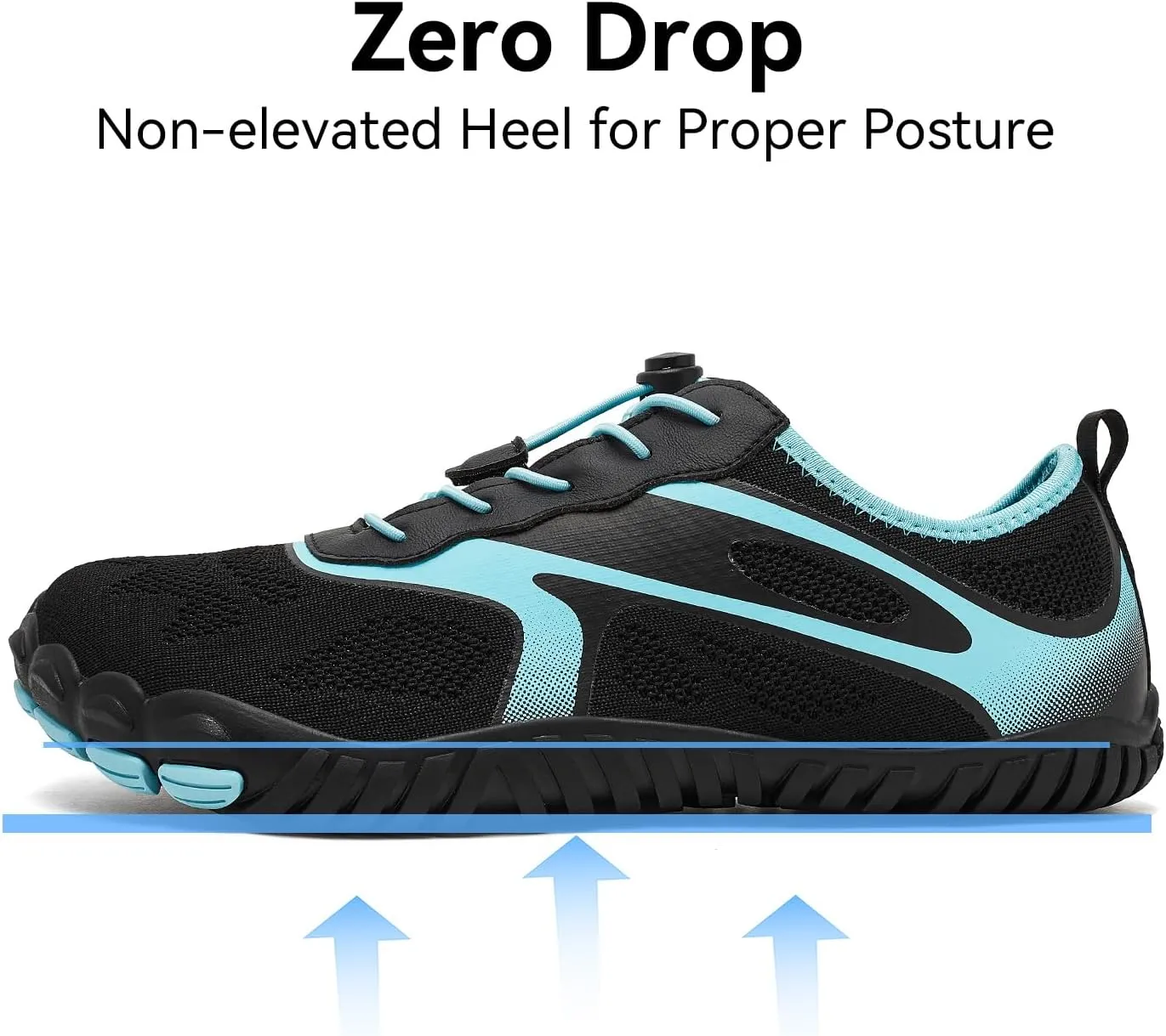 HOBIBEAR Barefoot Shoes for Women Men Wide Toe Box Zero Drop Cross-Training Minimalist Unisex