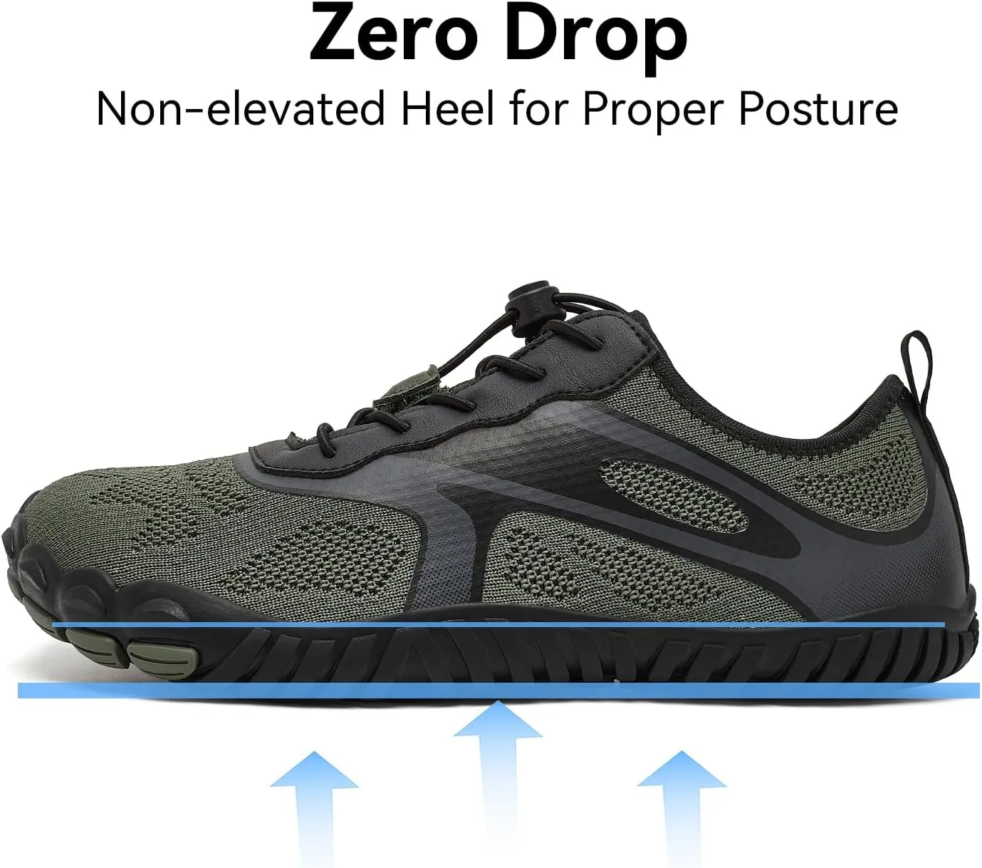HOBIBEAR Barefoot Shoes for Women Men Wide Toe Box Zero Drop Cross-Training Minimalist Unisex