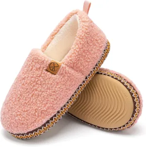 House Slippers for Women Winter Warm House Shoes with Memory Foam Indoor Fuzzy Comfort Anti-Skid Soft Loafer Shoes