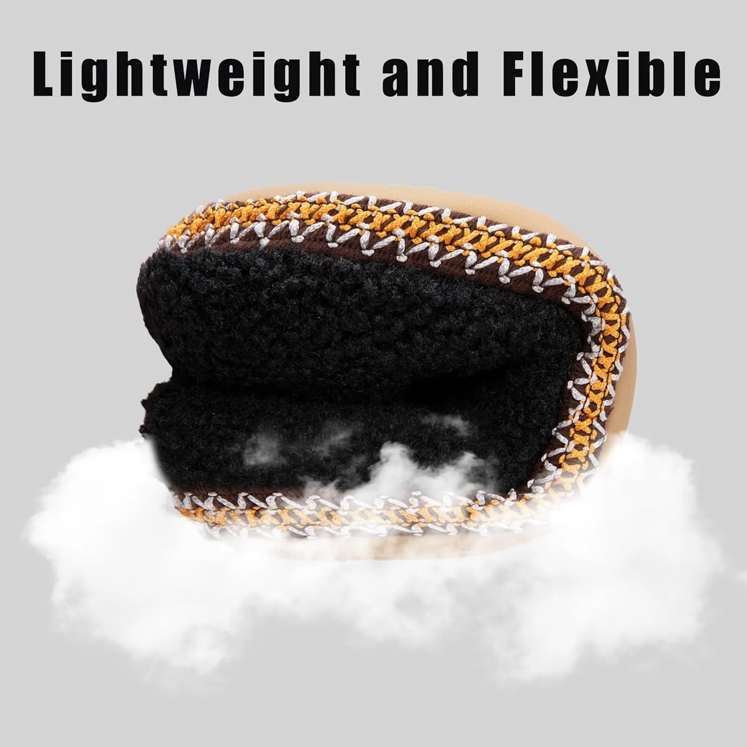 House Slippers for Women Winter Warm House Shoes with Memory Foam Indoor Fuzzy Comfort Anti-Skid Soft Loafer Shoes