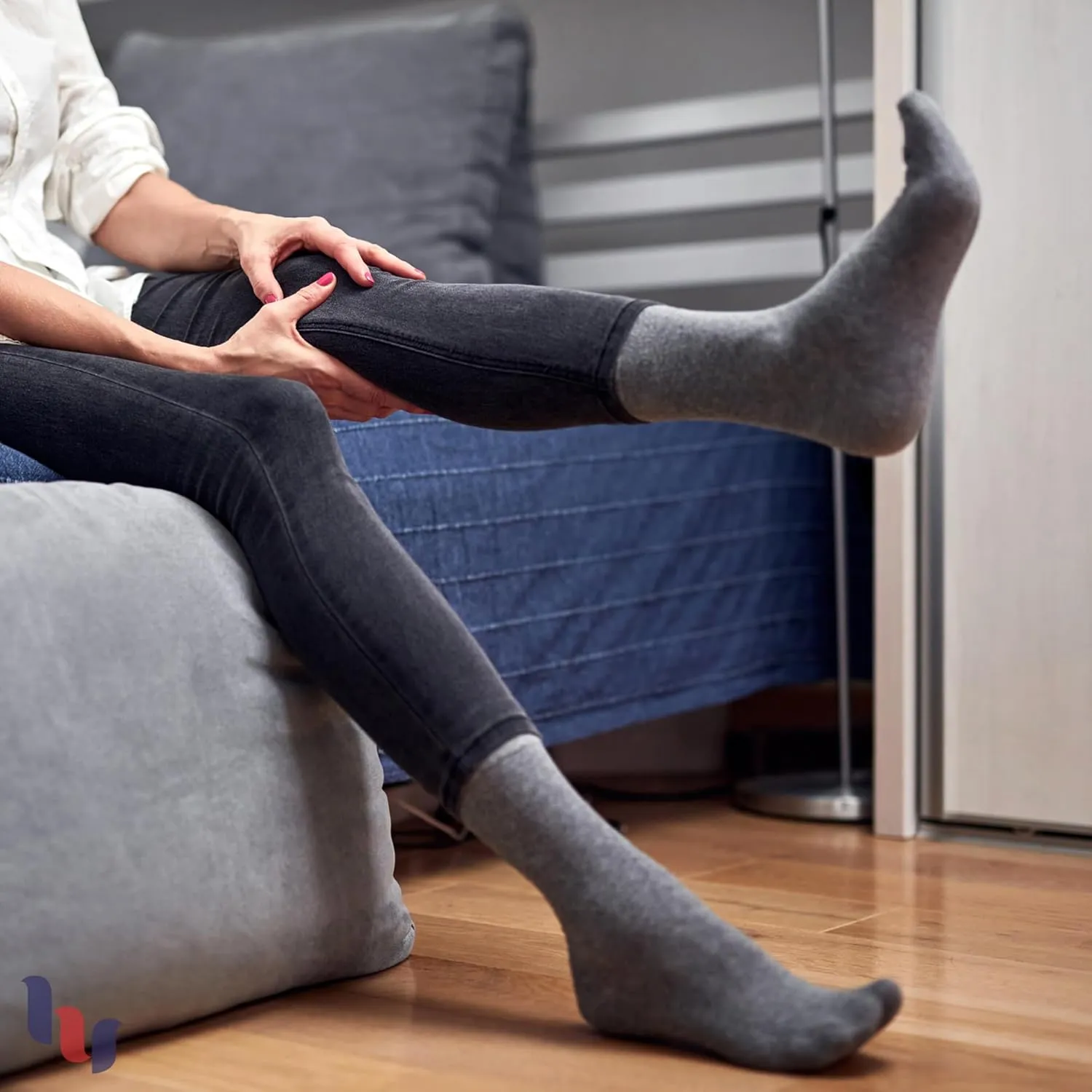Hugh Ugoli Women's Thin Soft Bamboo Crew Socks for Dress, Trouser, Seamless Toe & Non-Binding, 3 Pairs, Shoe Size 5-8/9-11