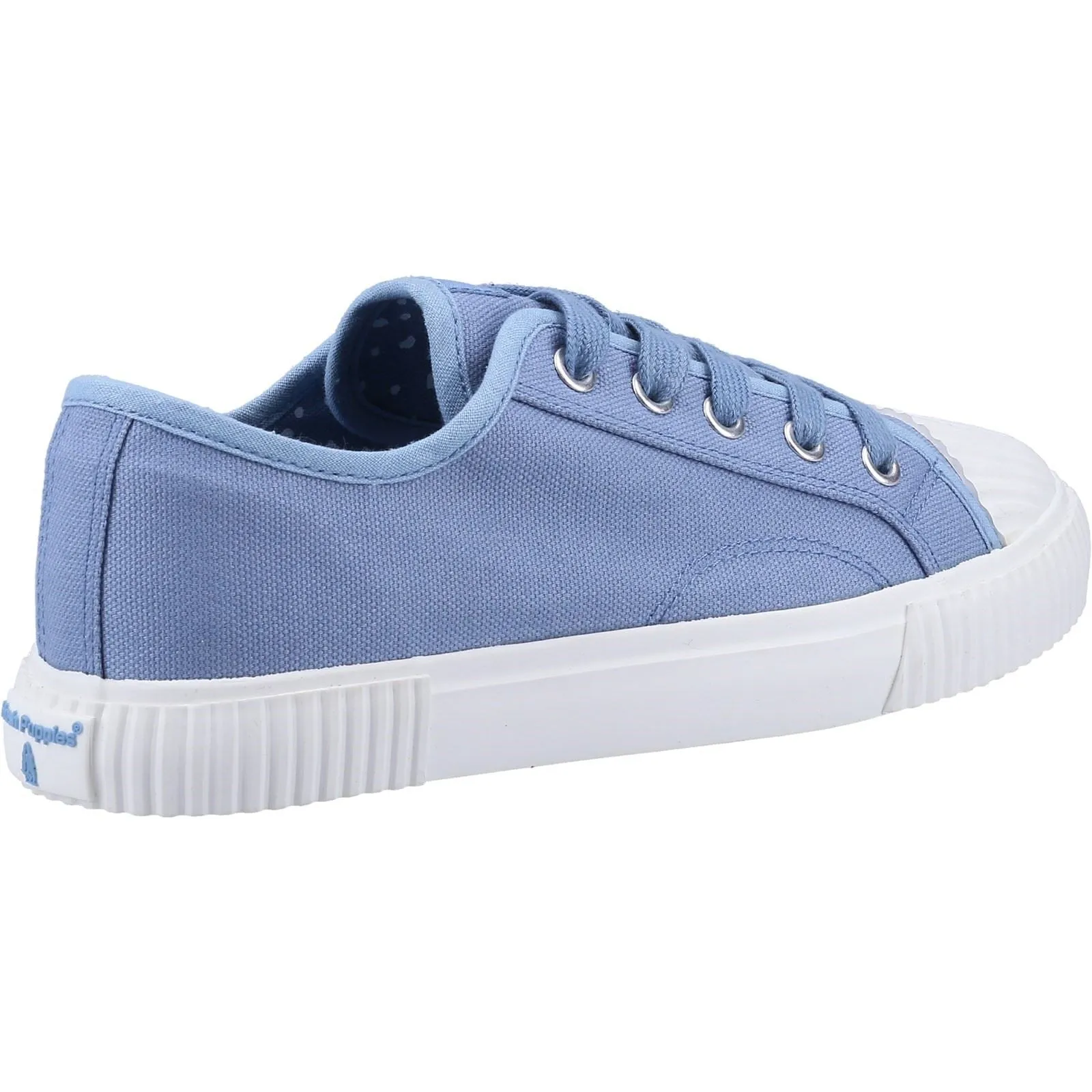 Hush Puppies Women's Brooke Canvas Trainer in Blue