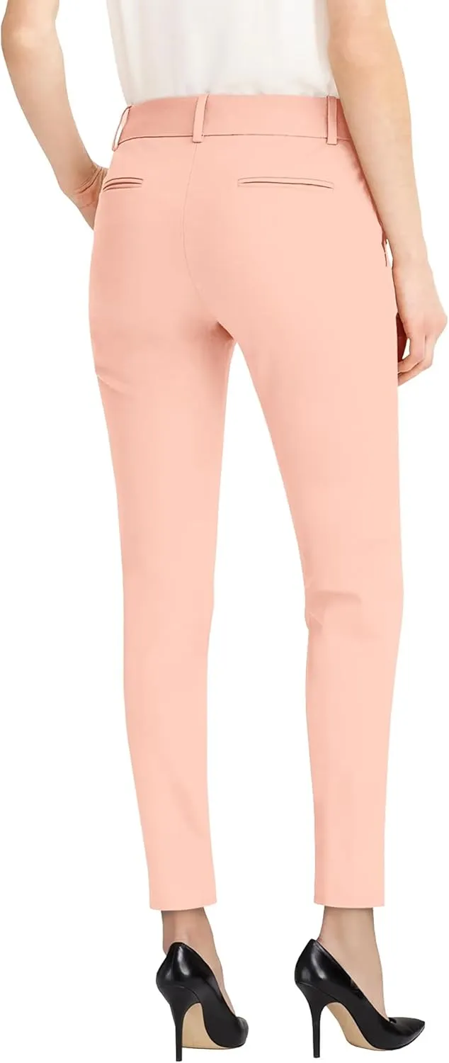 Hybrid & Company Womens Ultra Comfy Stretch Slim Fit Trousers Chino Pants with Pocket