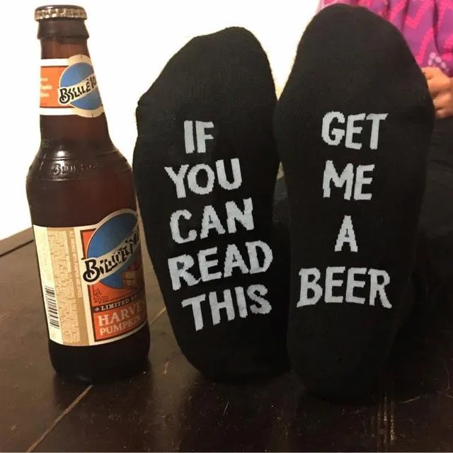 If You Can Read This, Get Me a Beer - Socks