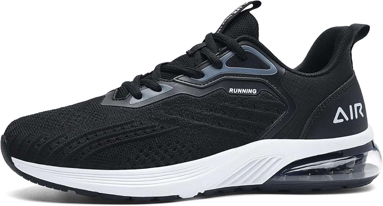 IIV Mens Air Running Shoes Casual Tennis Walking Athletic Gym Fashion Lightweight Slip On Sneakers