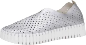 Ilse Jacobsen HORNBAEK Women's Tulip U0010 Metallic Platform | Slip-On | Low-Top