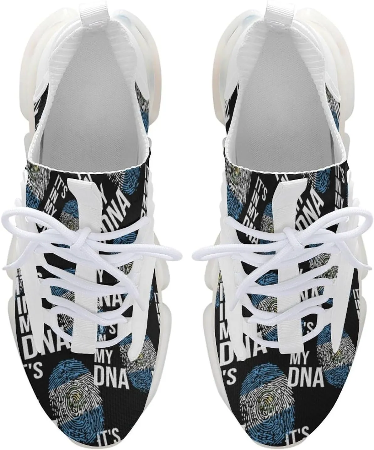 It's in My DNA Guatemala Flag Comfortable Running Shoes for Men Quick Dry Non-Slip Tennis Gym Sneakers