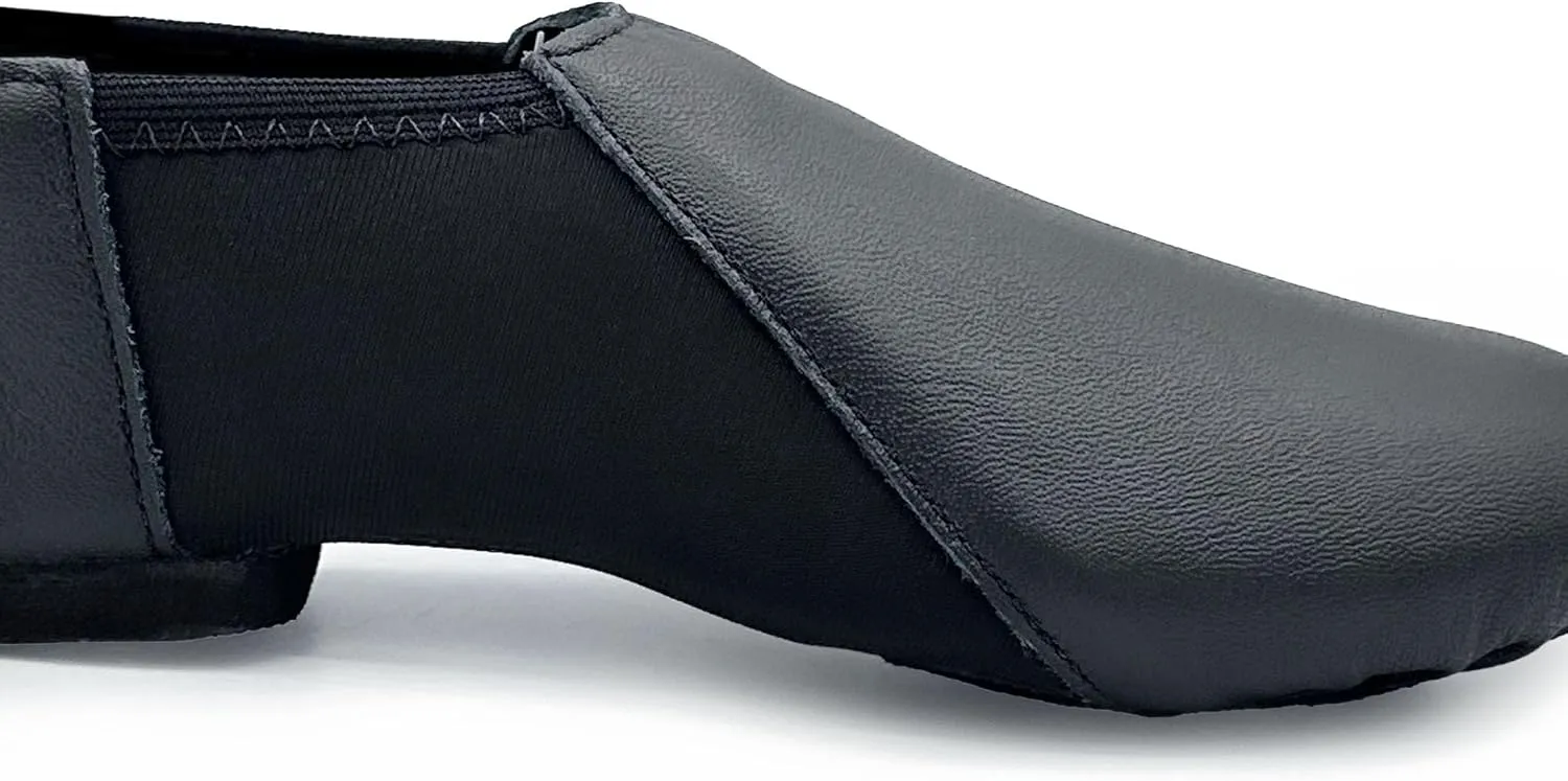 Jazz Leather Shoe with Arch Hugging Neoprene - JZ43 Java