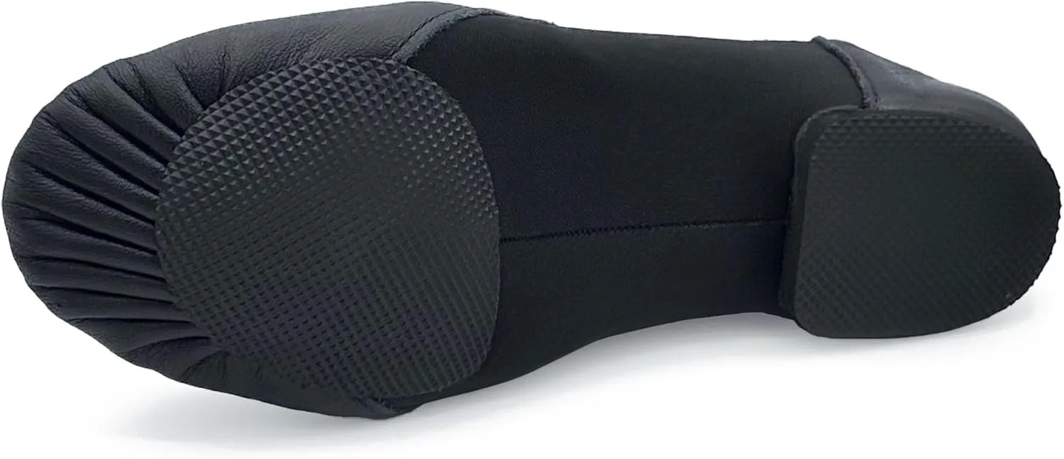 Jazz Leather Shoe with Arch Hugging Neoprene - JZ43 Java