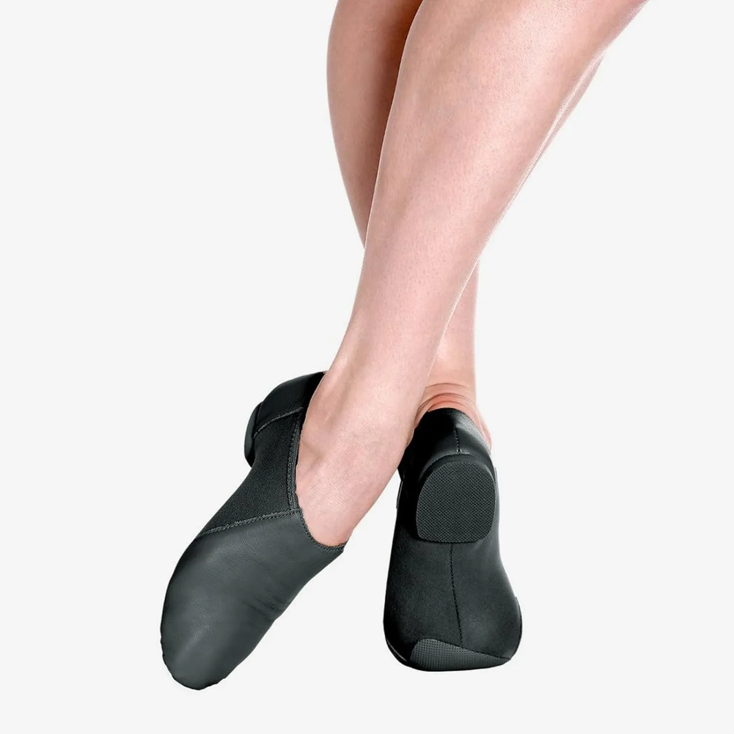 Jazz Leather Shoe with Arch Hugging Neoprene - JZ43 Java