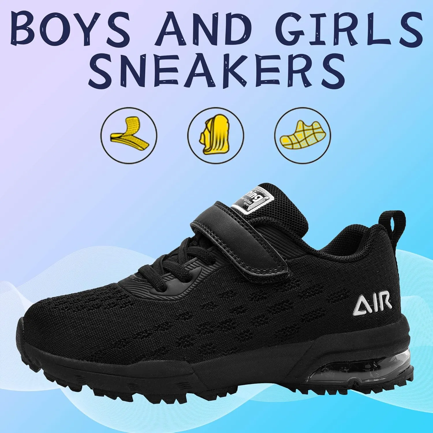 Jinta Shoes Kids Air Shoes Boys Girls Children Tennis Sports Athletic Gym Jogging Running Sneakers