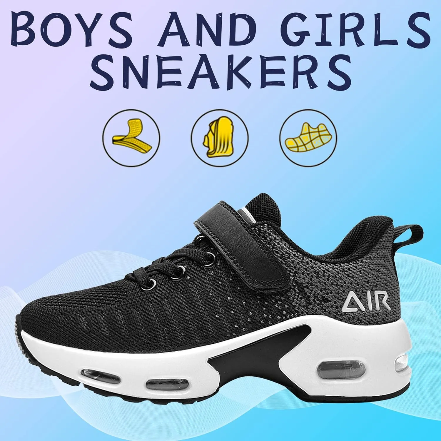 Jinta Shoes Kids Air Shoes Boys Girls Children Tennis Sports Athletic Gym Jogging Running Sneakers