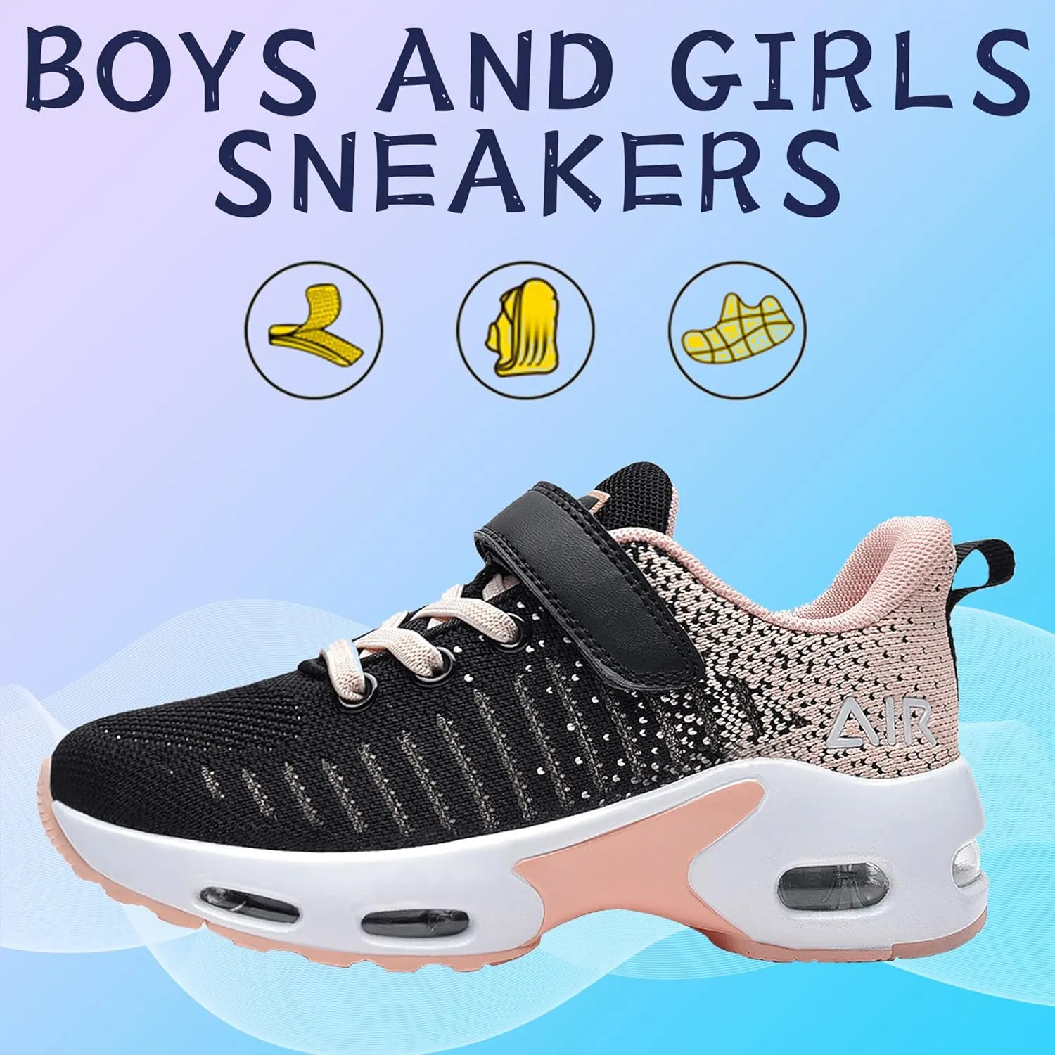 Jinta Shoes Kids Air Shoes Boys Girls Children Tennis Sports Athletic Gym Jogging Running Sneakers
