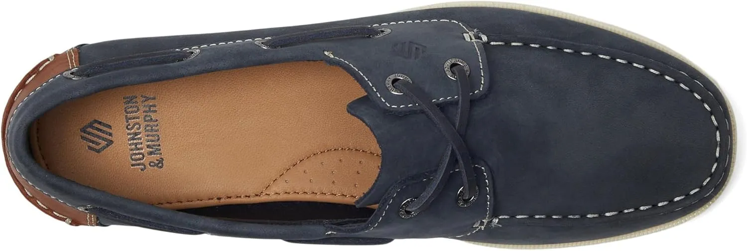 Johnston & Murphy Boy's Zeke Boat Shoe (Little Big Kid)