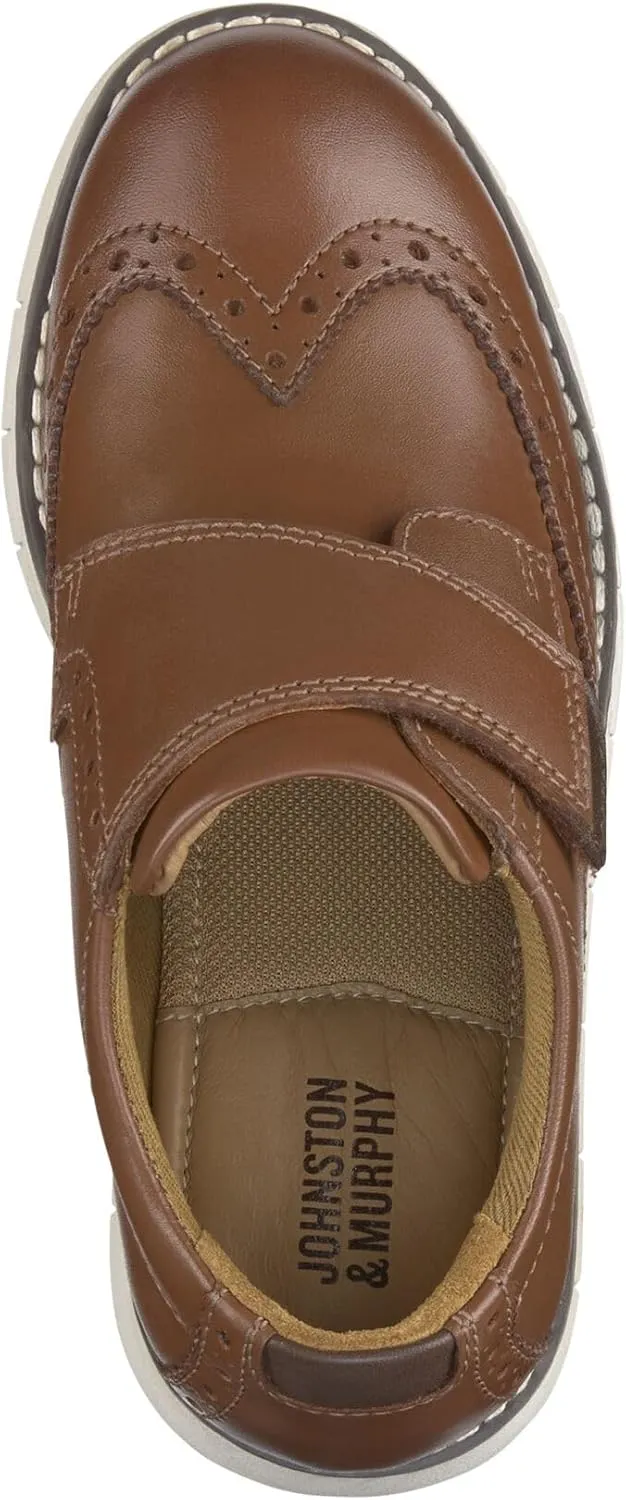 Johnston & Murphy Little Kid Holden Wingtip Dress Casual Boys Lace-Up Shoe