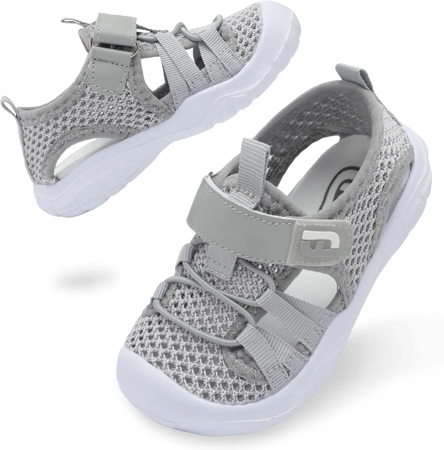 JOINFREE Toddler Boys Girls Water Shoes Breathable Qucik Dry Sport Beach Sandals Lightweight Barefoot Flexible