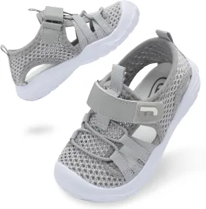 JOINFREE Toddler Boys Girls Water Shoes Breathable Qucik Dry Sport Beach Sandals Lightweight Barefoot Flexible