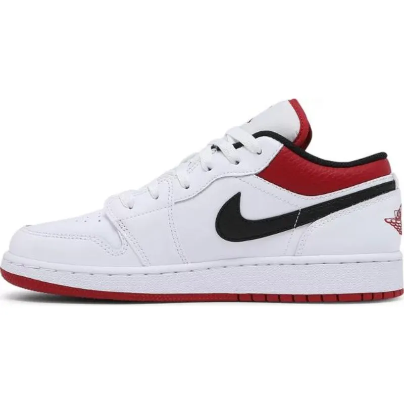 Jordan 1 Low White Gym Red (GS)