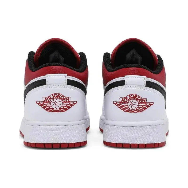 Jordan 1 Low White Gym Red (GS)