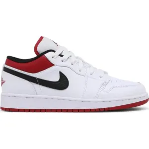 Jordan 1 Low White Gym Red (GS)