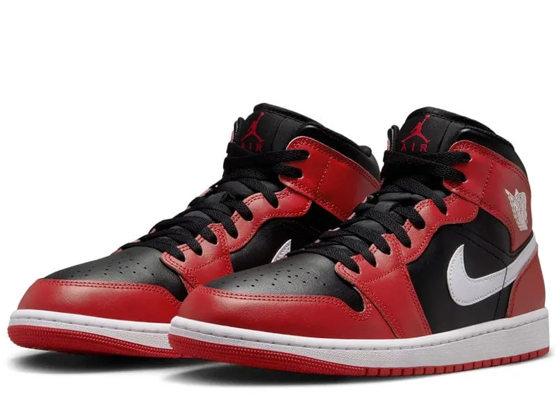 Jordan 1 Mid Gym Red Black White (2024)