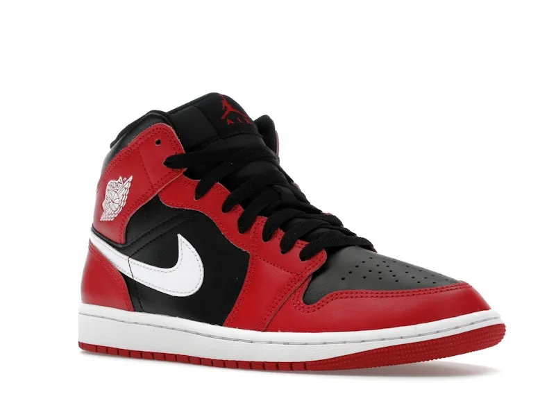 Jordan 1 Mid Gym Rosso Nero Bianco