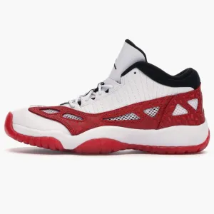 Jordan 11 Retro Low Ie White Gym Red (gs)