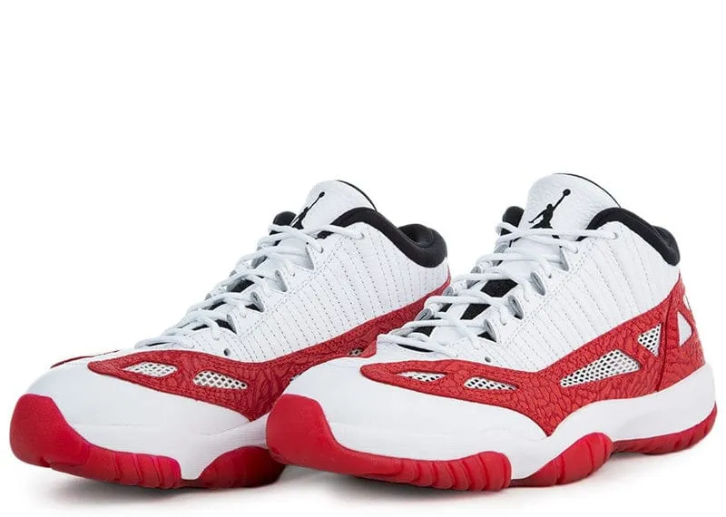 Jordan 11 Retro Low IE White Gym Red